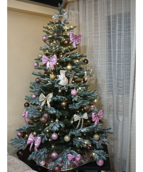 Umjetno božićno drvce Burnitat 3D + 2D - 220 cm