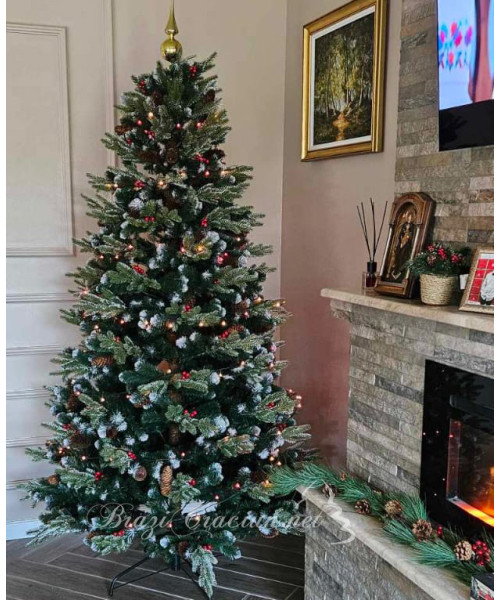 Umjetno božićno drvce Rustic 3D + 2D - 220 cm