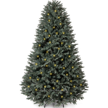 Umjetno božićno drvce Azula sa svjetlima 3D + 2D - 220 cm