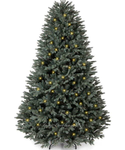 Umjetno božićno drvce Azula sa svjetlima 3D + 2D - 220 cm