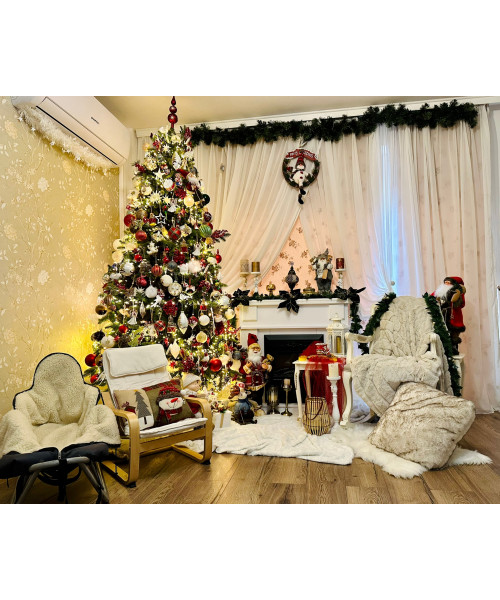 Umjetno božićno drvce Premium Lux 3D + 2D - 220 cm